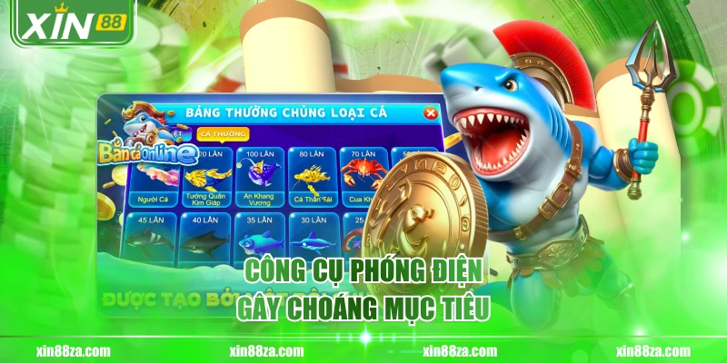 Công cụ phóng điện gây choáng mục tiêu