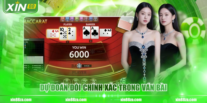 Dự đoán đôi chính xác trong ván bài
