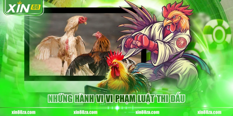 Những hành vi vi phạm luật thi đấu