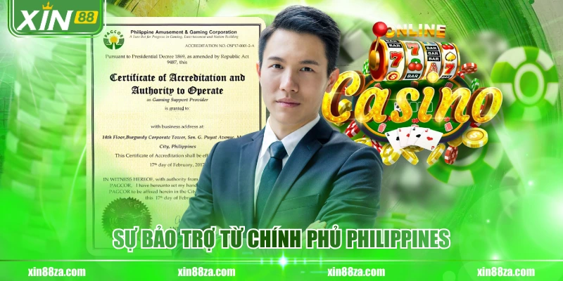 Sự bảo trợ từ chính phủ Philippines
